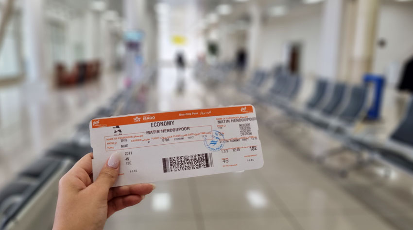 استرداد بلیط لحظه آخری هواپیما